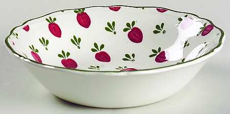 Bordeaux Burgundy Fruit/Dessert (Sauce) Bowl
