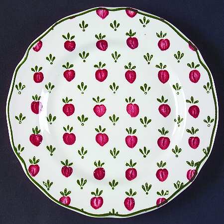 Bordeaux Burgundy Bread & Butter Plate