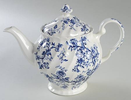Bradbury Blue Teapot & Lid
