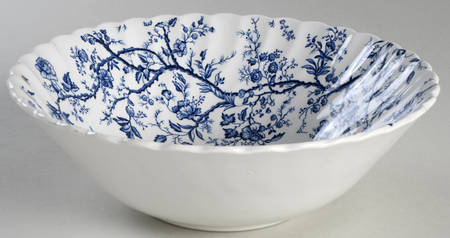 Bradbury Blue 8" Round Vegetable Bowl
