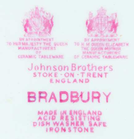 Bradbury Red Bread & Butter Plate