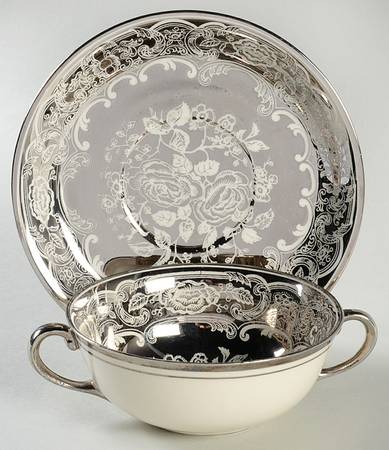 Brighton Flat Cream Soup Bowl & Saucer Set