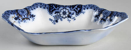 Brooklyn Flow Blue 10" Oval Vegetable Bowl