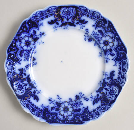 Brooklyn Flow Blue Dessert/Pie Plate