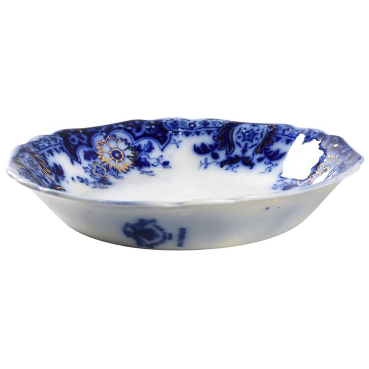 Brooklyn Flow Blue Coupe Soup Bowl