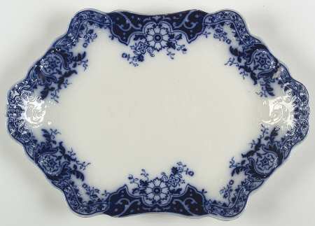 Brooklyn Flow Blue 14" Oval Serving Platter