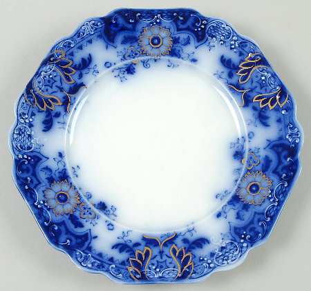 Brooklyn Flow Blue Salad Plate