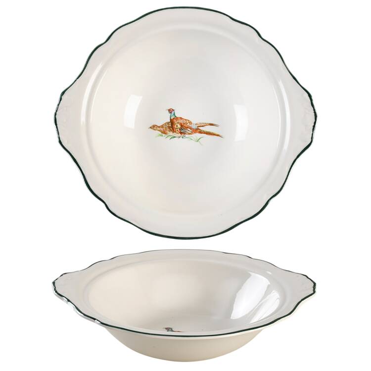 Brookshire (Made in England, Earthenware) Round Vegetable No Lid