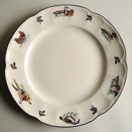 Brookshire (Made in England, Earthenware) 12" Chop Plate (Round Platter)