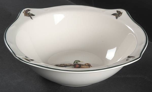 Brookshire (Made in England, Earthenware) 8" Round Vegetable Bowl