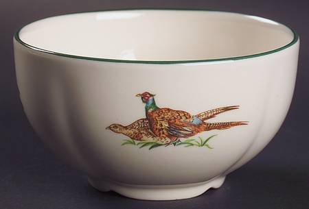 Brookshire (Made in England, Earthenware) Open Rice/Sugar Bowl