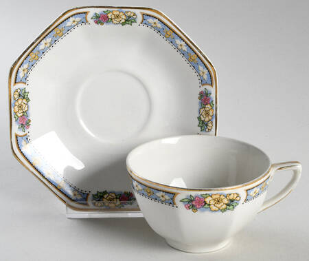 Burton Flat Cup & Saucer Set