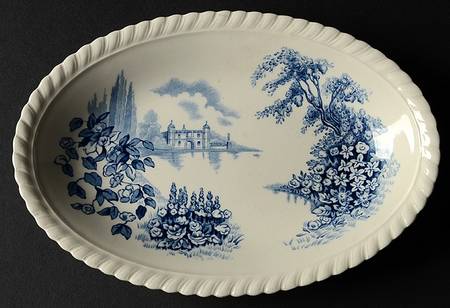 Castle On The Lake Blue Relish/Gravy Underplate