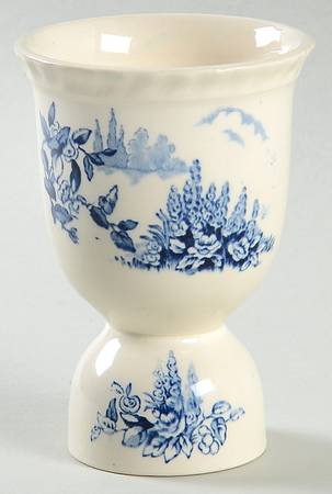 Castle On The Lake Blue Double Egg Cup