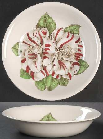 Camellia Multicolor Coupe Soup Bowl