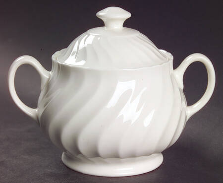 Canterbury (Bone China) Mini Sugar Bowl & Lid