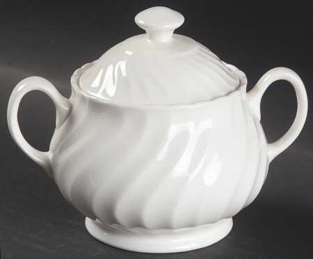 Canterbury (Bone China) Sugar Bowl & Lid