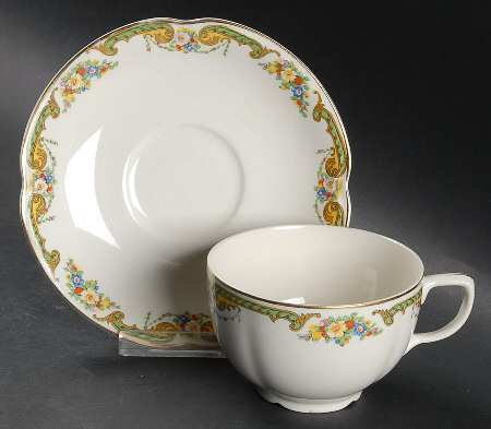 Cardiff Flat Cup & Saucer Set