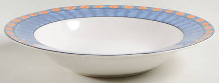Caribbean Large Rim Soup Bowl
