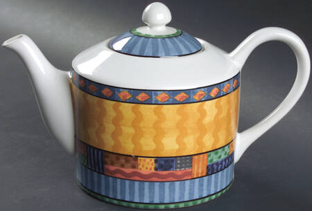 Caribbean Teapot & Lid