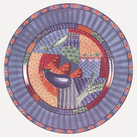Caribbean 12" Chop Plate (Round Platter)