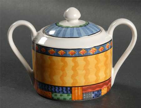 Caribbean Sugar Bowl & Lid