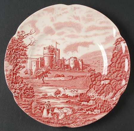 Castle Story Pink Salad Plate
