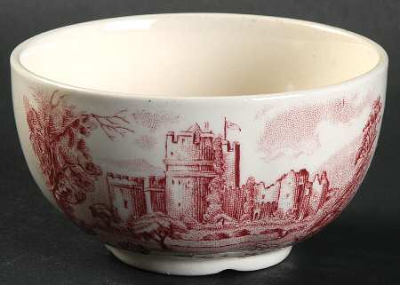 Castle Story Pink Mini Open Sugar Bowl