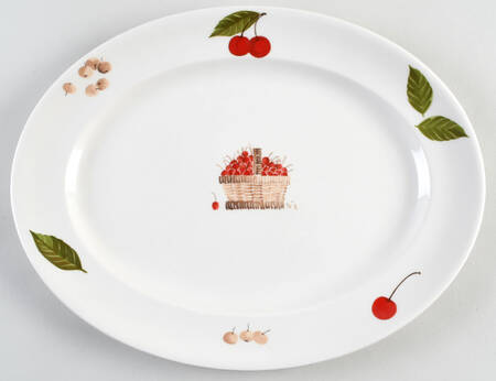 Cerise 13" Oval Serving Platter