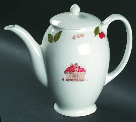 Cerise Coffee Pot & Lid