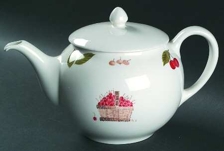 Cerise Teapot & Lid