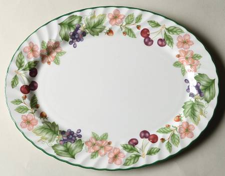 Cherry Blossom 12" Oval Serving Platter