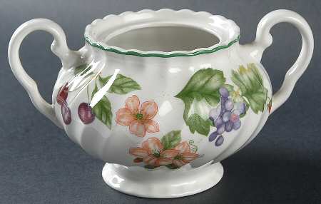 Cherry Blossom Sugar Bowl No Lid