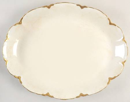 Chantilly Gold 16" Oval Serving Platter