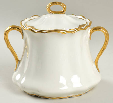 Chantilly Gold Sugar Bowl & Lid