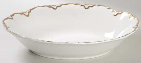 Chantilly Gold 10" Oval Vegetable Bowl