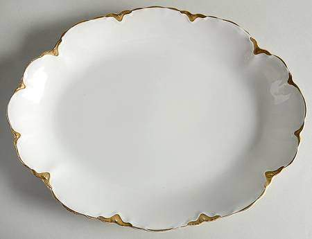 Chantilly Gold 14" Oval Serving Platter