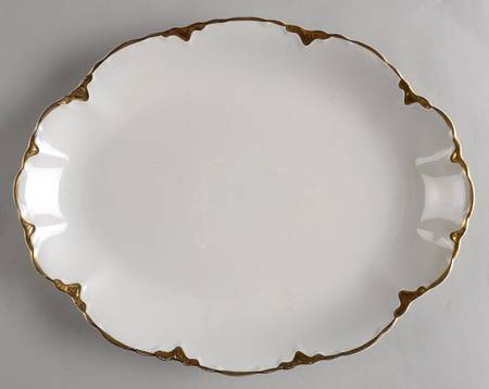 Chantilly Gold 12" Oval Serving Platter