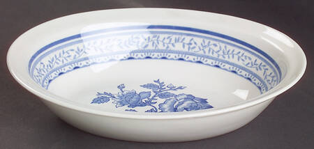 Chelsea Rose 8" Oval Vegetable Bowl