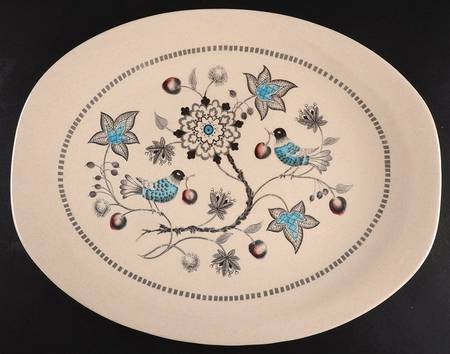 Cherry Thieves 12" Oval Serving Platter
