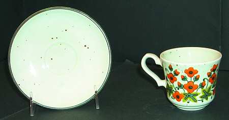 Cheyne Walk Flat Cup & Saucer Set