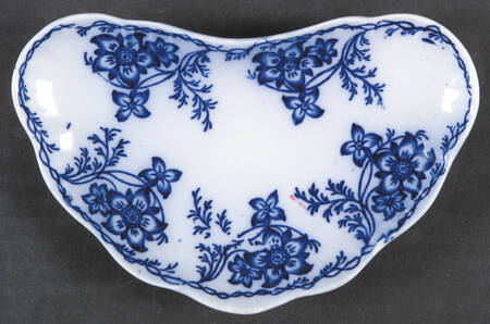 Claremont Flow Blue (Embossed) Bone Dish