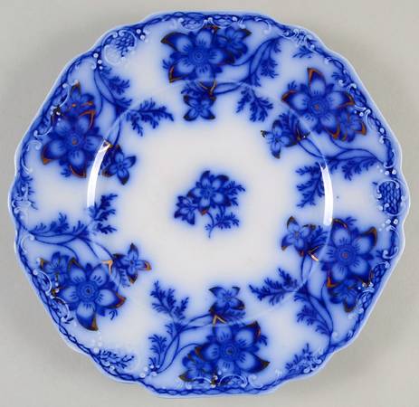Claremont Flow Blue (Embossed) Salad Plate