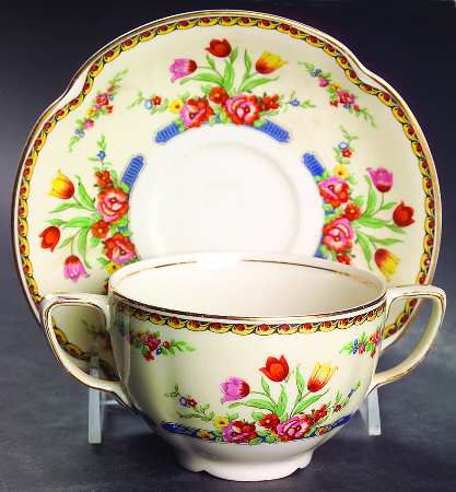 The Claridge Flat Bouillon Cup & Saucer