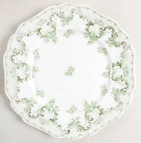 Cloverly Green (Gold Accent, No Trim) by Johnson Brothers