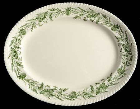Clover Time 14" Oval Serving Platter