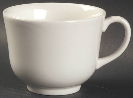 Classic White Flat Cup