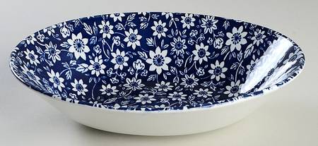Country Cupboard Blue 9" Oval Vegetable Bowl