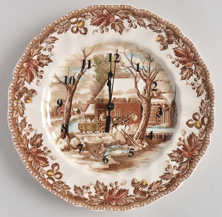 Country Life 1-2" depth  Clock Plate HC