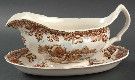 Country Life Gravy Boat & Underplate/Relish